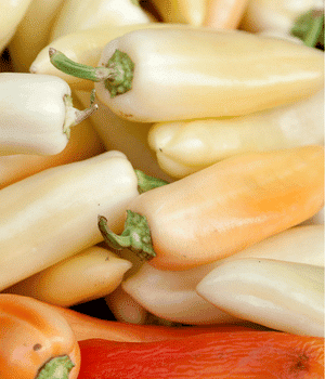 Hungarian Wax Pepper - Vegetable Names that begin with H