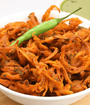 Onion Pakora - Snack Names that Begins with O