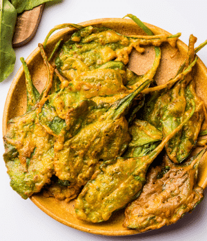 Palak Pakora - Snacks That Start With P
