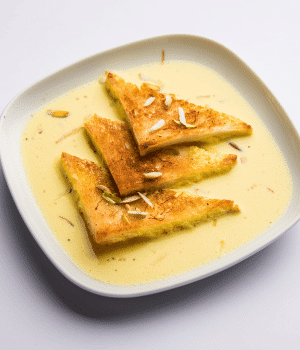 Qubani Ka Meetha - Snack that starts with Q