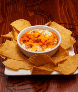 Queso Flameado - Snack that Begin with Q