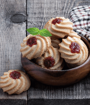 Qurabiya - Snacks that Begin with Q with Pictures