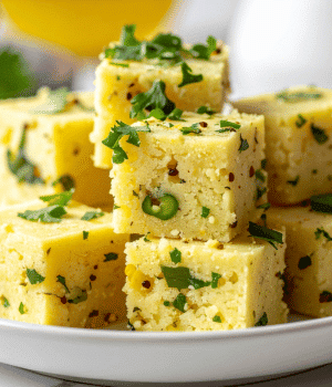 Rava Dhokla - Snack that Begins with R