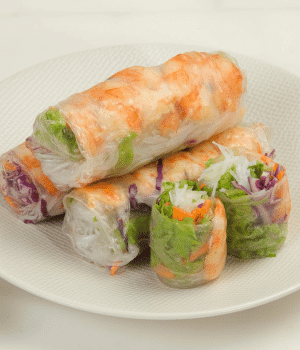 Rice Paper Rolls - Snack that Begins with R