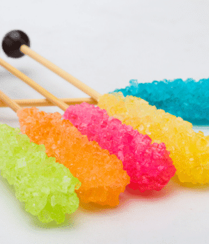 Rock Candy - Snack that Begins with R with Pictures