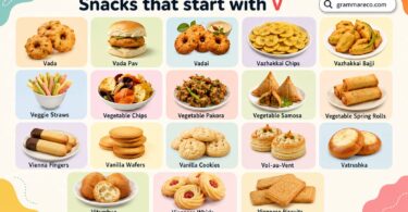 Snacks That Start With V With Pictures & Explanation