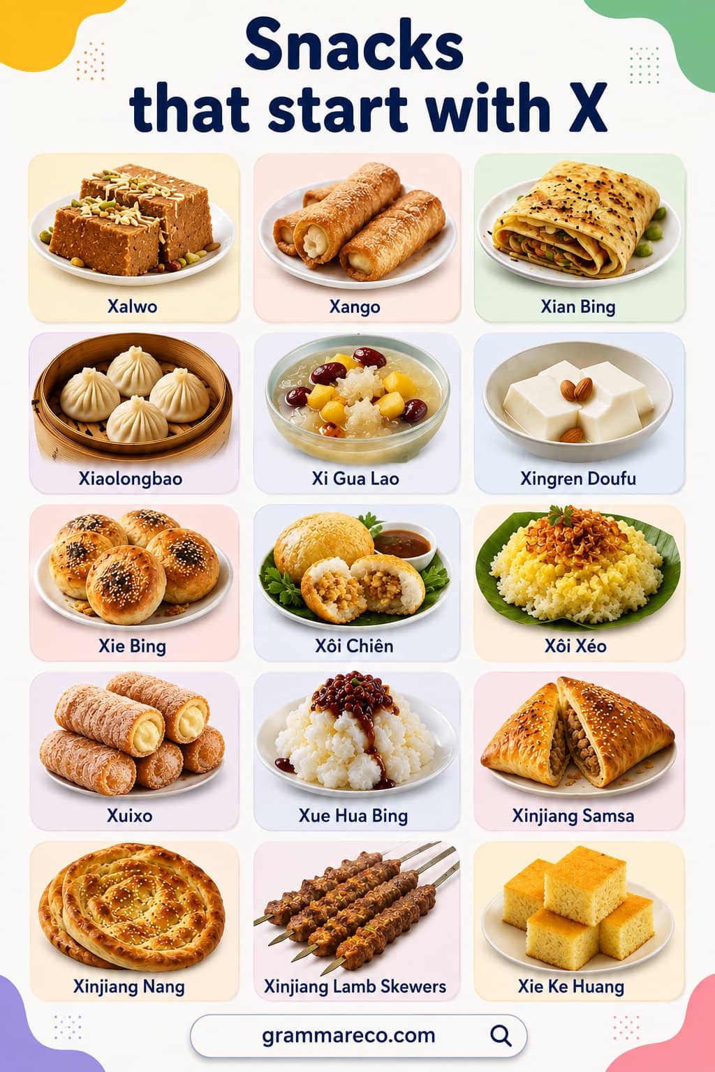 Snacks That Start With X With Pictures And Explanation