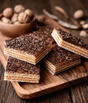 Toffee Wafers - Snack that start with T with pictures