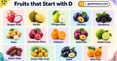 32 fruits Beginning with D